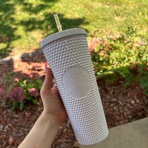 White studded 2024 24oz cup